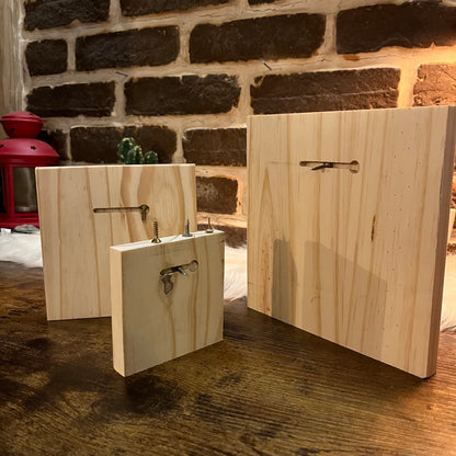 Lettres de Scrabble en bois XXL (20cm) – Décoration murale personnalisée