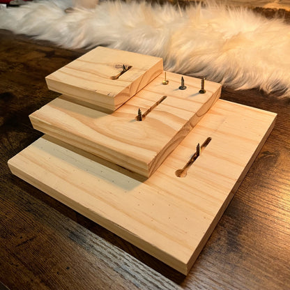 Lettres de Scrabble en bois XXL (10cm) – Décoration murale personnalisée