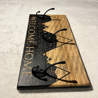 PORTE MANTEAUX noir/cuivrée