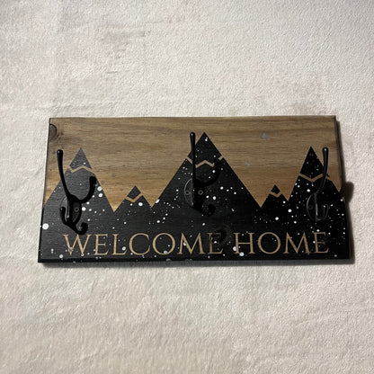 PORTE MANTEAUX noir/blanc