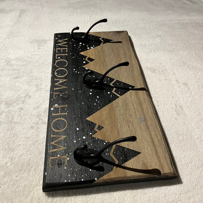 PORTE MANTEAUX noir/blanc